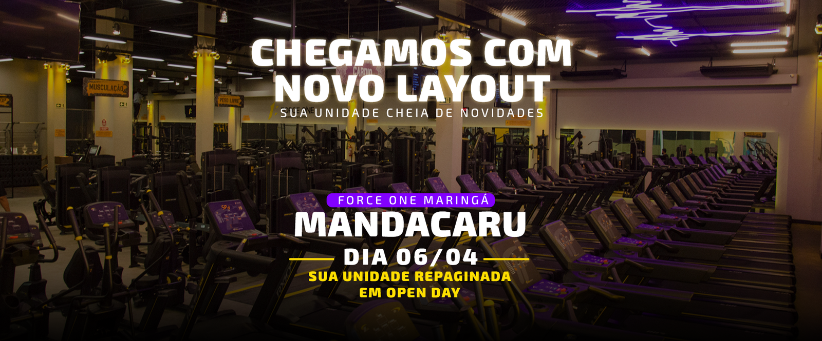Banner Inauguração Mandacaru